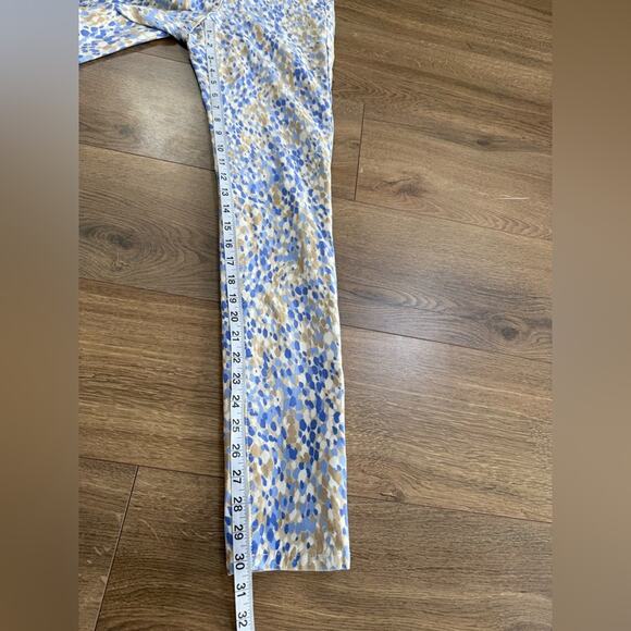 J. McLaughlin Watercolor Print Slim Fit Mid Rise Jeans Size 0 - Picture 10 of 10